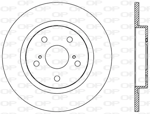 Disque de frein OPEN PARTS BDR2523.10