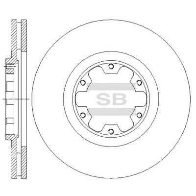 Disque de frein Hi-Q SD4230