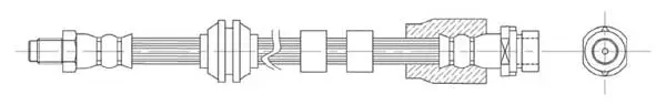 Flexible de frein Technika 41251