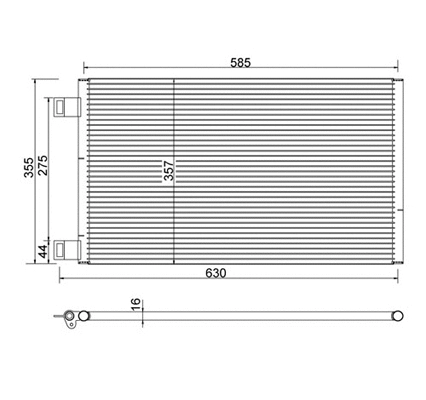 Condenseur, climatisation PowerMax 7110612