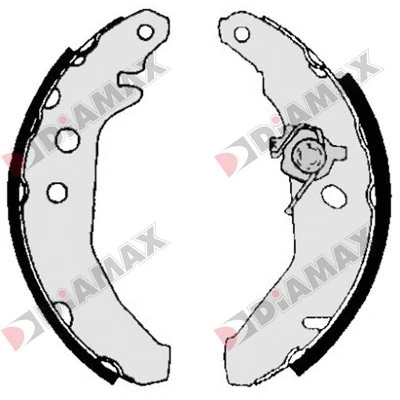 Jeu de mâchoires de frein DIAMAX N01099