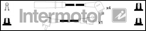 Kit de câbles d'allumage INTERMOTOR 76020