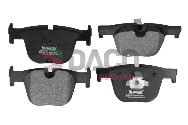 Kit de plaquettes de frein, frein à disque DACO Germany 320335