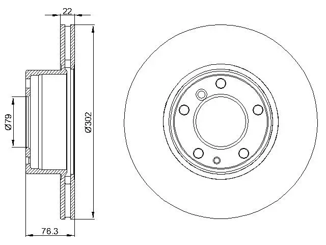 Disque de frein DEEVO BD21300