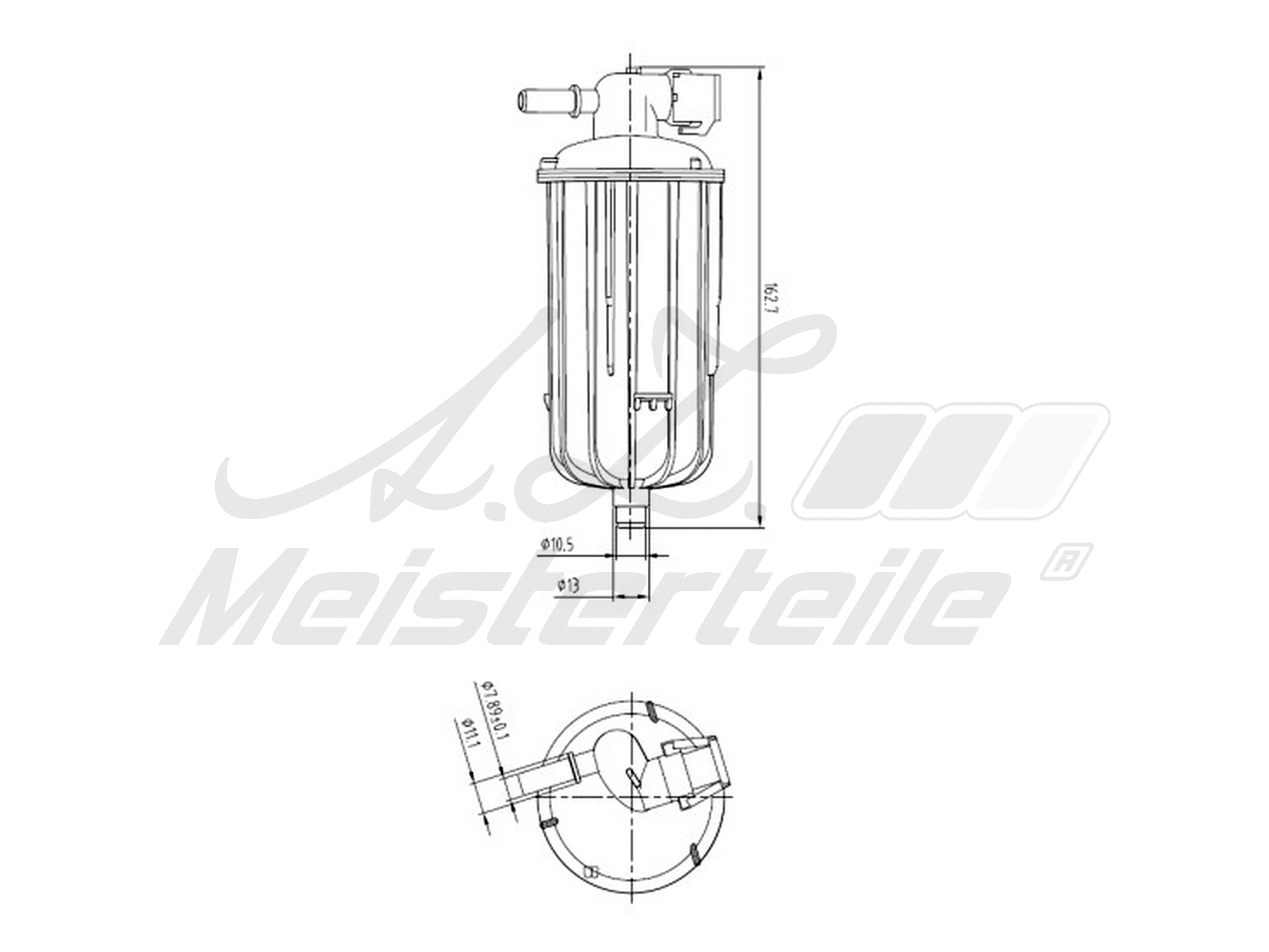 Filtre à carburant A.Z. Meisterteile AZMT-41-020-1408