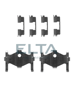 Kit d'accessoires, plaquette de frein à disque ELTA AUTOMOTIVE EA8691
