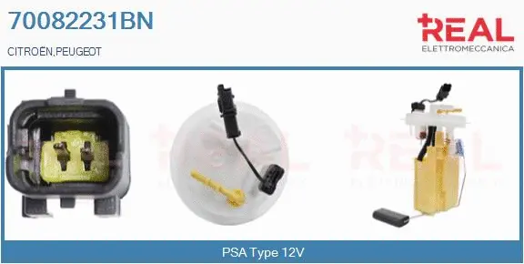 unité d'alimentation de carburant REAL 70082231BN