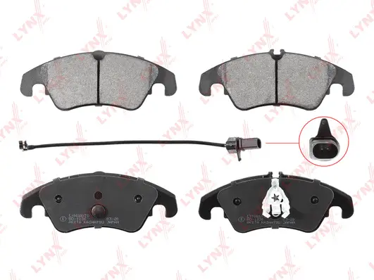 Kit de plaquettes de frein, frein à disque LYNXAUTO BD-1236
