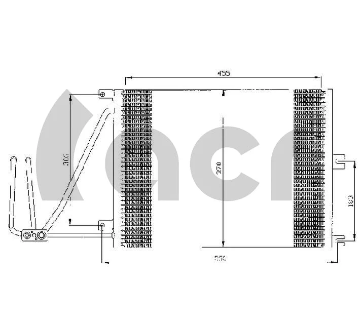 Condenseur, climatisation ACR 300325