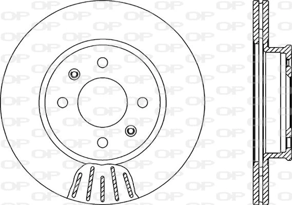 Disque de frein OPEN PARTS BDA2132.20