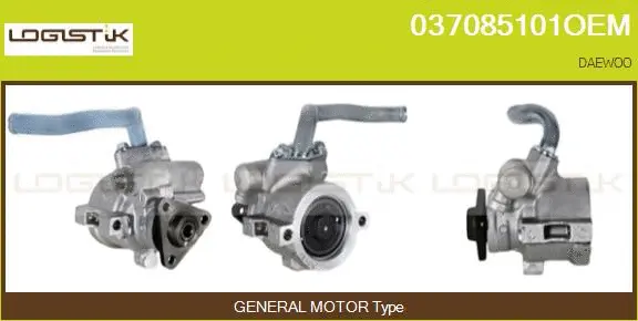 Pompe hydraulique, direction LGK 037085101OEM