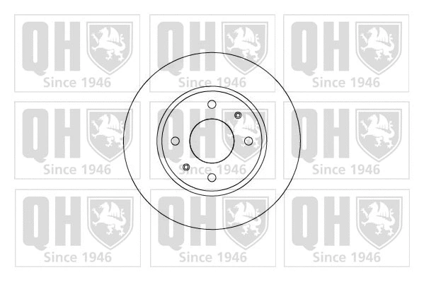 Disque de frein QUINTON HAZELL BDC4885