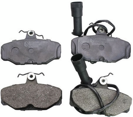 Kit de plaquettes de frein, frein à disque DENCKERMANN B110223
