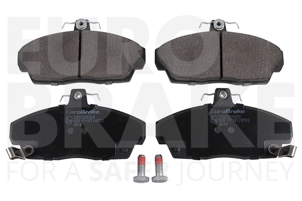 Kit de plaquettes de frein, frein à disque EUROBRAKE 5502224009