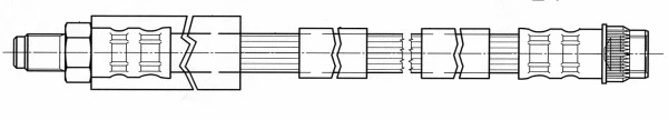 Flexible de frein CEF 512070