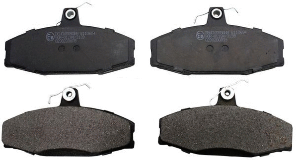 Kit de plaquettes de frein, frein à disque DENCKERMANN B110694