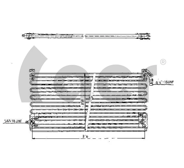 Condenseur, climatisation ACR 300143