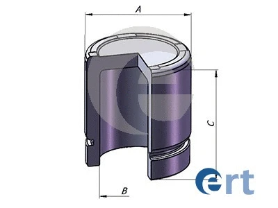 Piston, étrier de frein ERT 150841-C