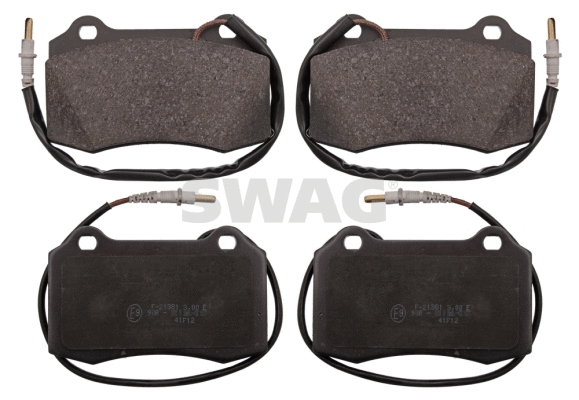 Kit de plaquettes de frein, frein à disque SWAG 62 11 6165