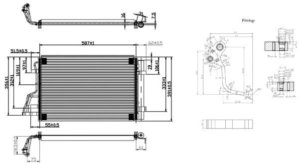 Condenseur, climatisation PowerMax 7110264
