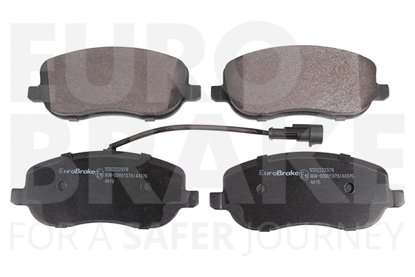 Kit de plaquettes de frein, frein à disque EUROBRAKE 5502222378