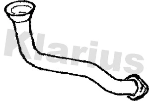 Tuyau d'échappement KLARIUS 301364