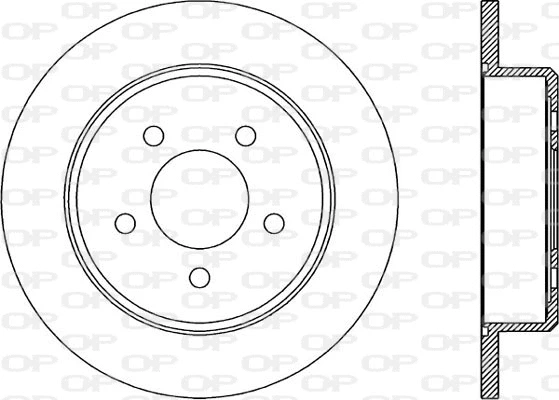 Disque de frein OPEN PARTS BDA1972.10
