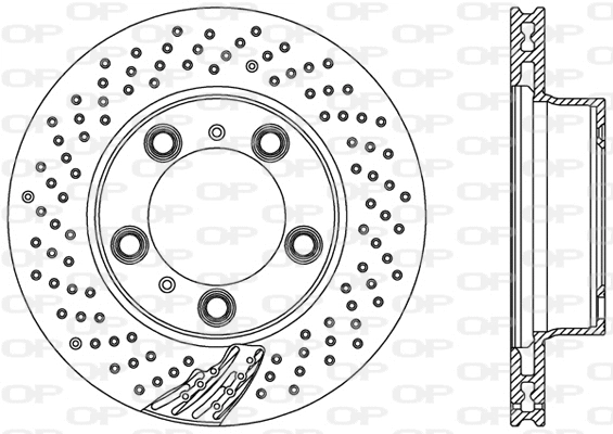 Disque de frein OPEN PARTS BDR2500.25