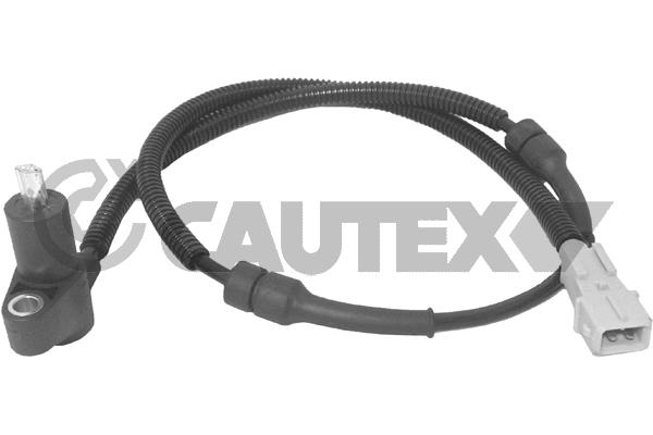 Capteur, vitesse de roue CAUTEX 755228