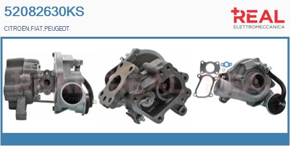 Turbocompresseur, suralimentation REAL 52082630KS