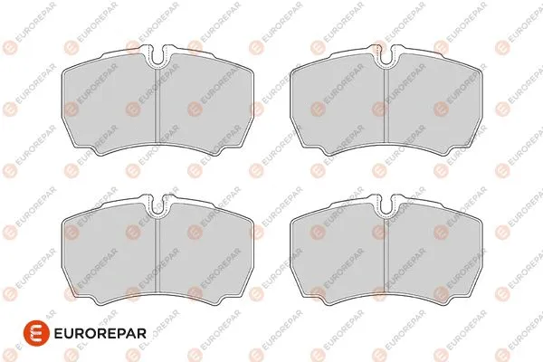 Kit de plaquettes de frein, frein à disque EUROREPAR 1686270080