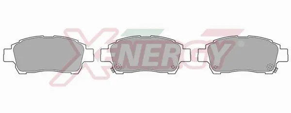 Kit de plaquettes de frein, frein à disque AP XENERGY X40723