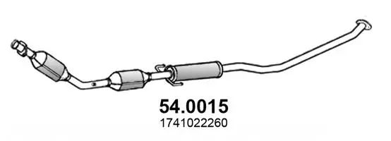 Catalyseur ASSO 54.0015