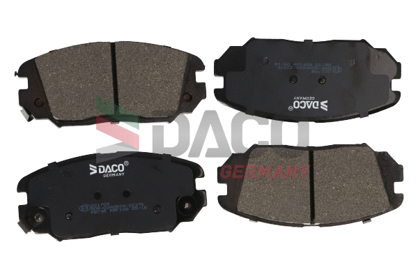 Kit de plaquettes de frein, frein à disque DACO Germany 321705