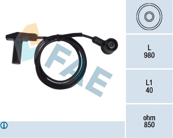 Capteur d'angle, vilebrequin FAE 79243