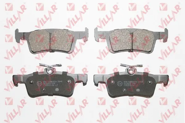 Kit de plaquettes de frein, frein à disque VILLAR 626.2033