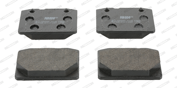 Kit de plaquettes de frein, frein à disque FERODO FDB96