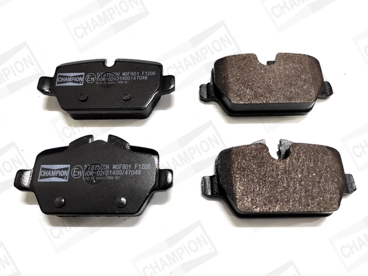 Kit de plaquettes de frein, frein à disque CHAMPION 573755CH