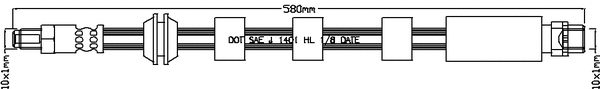 Flexible de frein JURATEK JBH1169