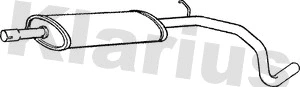Silencieux central KLARIUS 230827