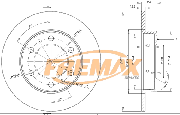 Disque de frein FREMAX BD-5070