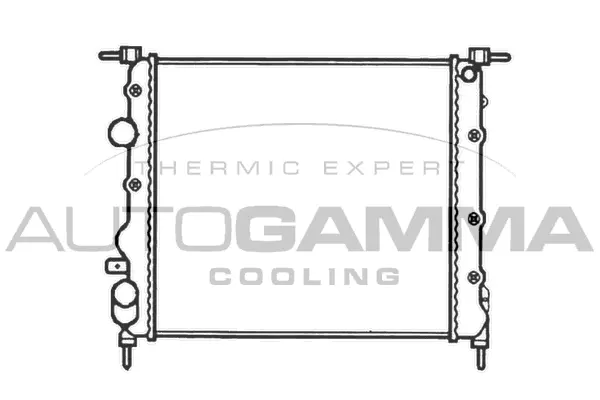 Radiateur, refroidissement du moteur AUTOGAMMA 101240