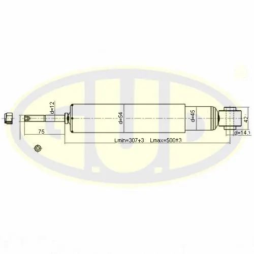 Amortisseur G.U.D. GSA349115