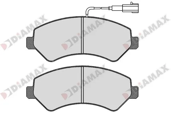 Kit de plaquettes de frein, frein à disque DIAMAX N09281
