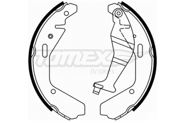 Jeu de mâchoires de frein TOMEX Brakes TX 21-94