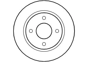 Disque de frein ABTEX BD488S