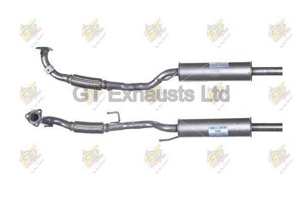 Silencieux central GT Exhausts GVW810