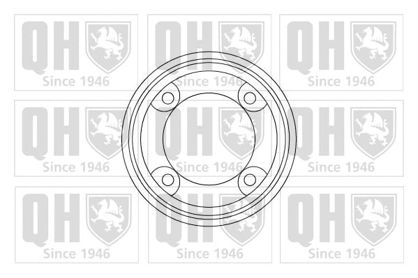 Disque de frein QUINTON HAZELL BDC3301