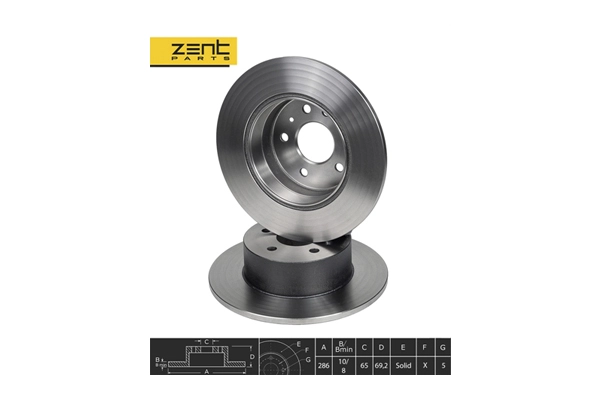Disque de frein ZentParts Z06077