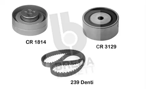Kit de courroie crantée BREDA LORETT KCD0640